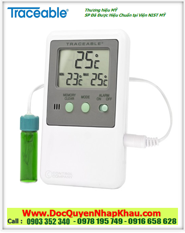 Traceable@ 4527, Nhiệt kế Vaccine –50 đến 70°C, Traceable@ 4527 Digital Memory Monitoring 